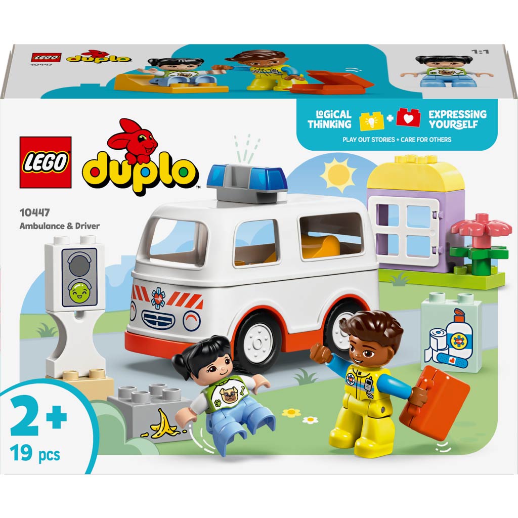 imagen de LEGO® DUPLO®: Camión de rescate y conductor de ambulancia (10447) 1