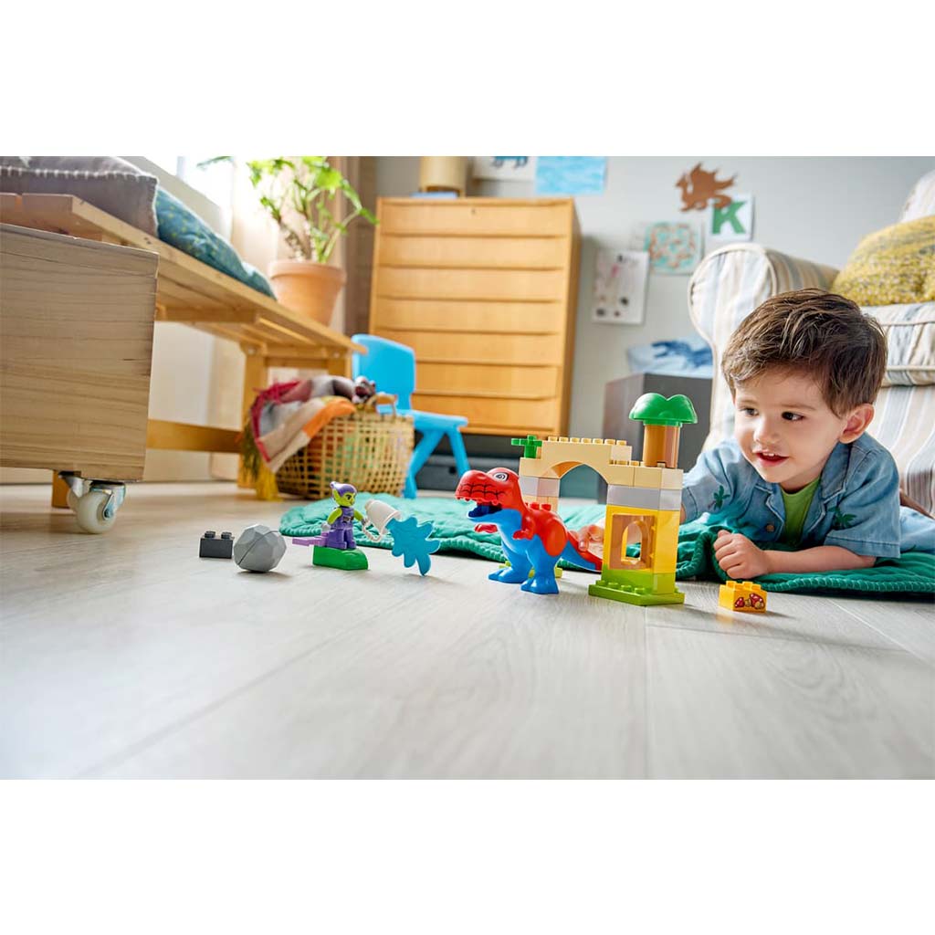 imagen de LEGO® DUPLO®: Dinosaurio Spidey-Rex vs. Duende Verde (10463) 3