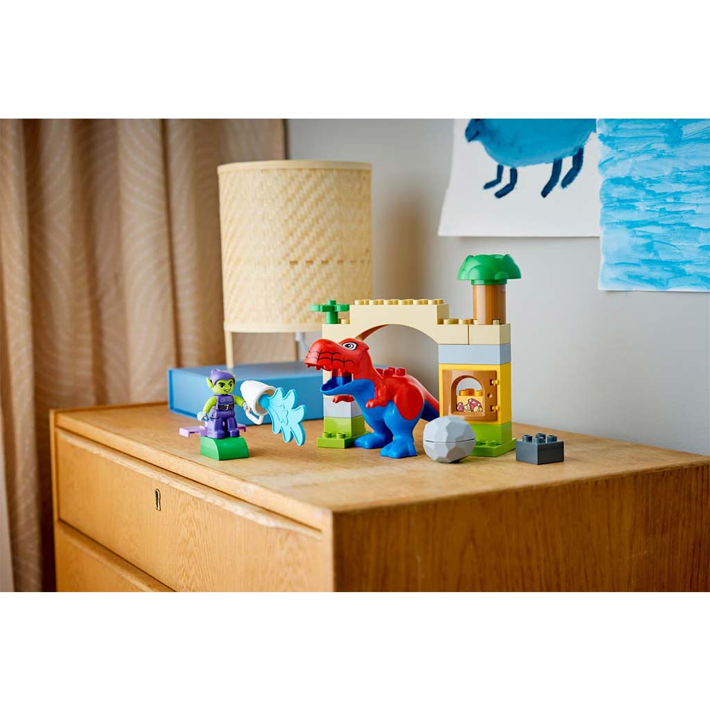 imagen de LEGO® DUPLO®: Dinosaurio Spidey-Rex vs. Duende Verde (10463) 4