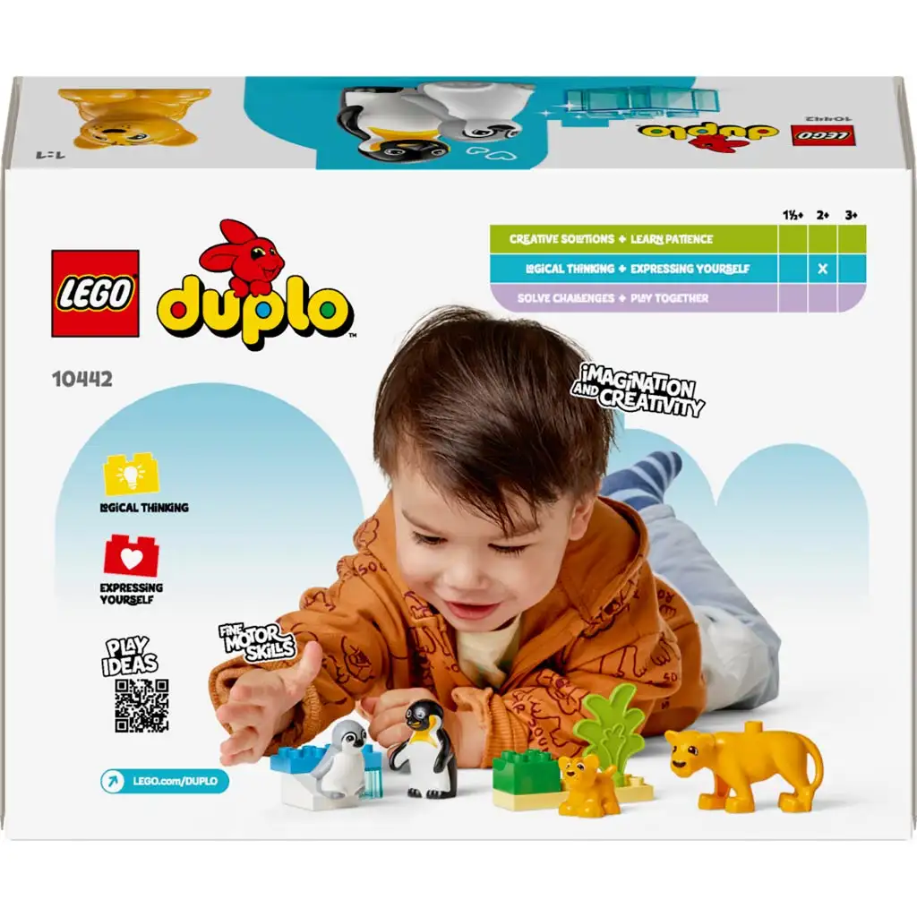 imagen de LEGO® DUPLO®: Familias de animales en la vida salvaje: Pingüinos y leones (10442) 2