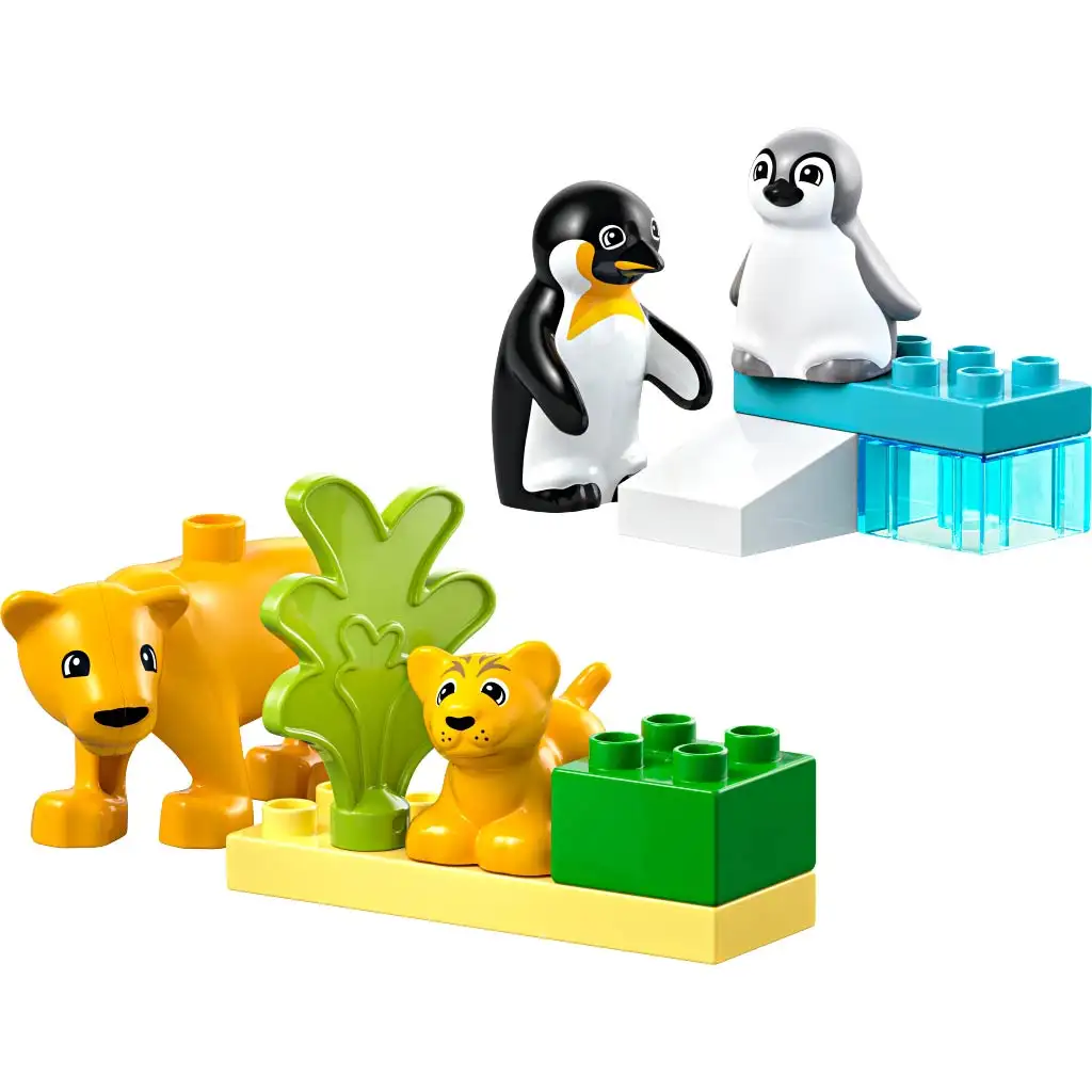 imagen de LEGO® DUPLO®: Familias de animales en la vida salvaje: Pingüinos y leones (10442) 5