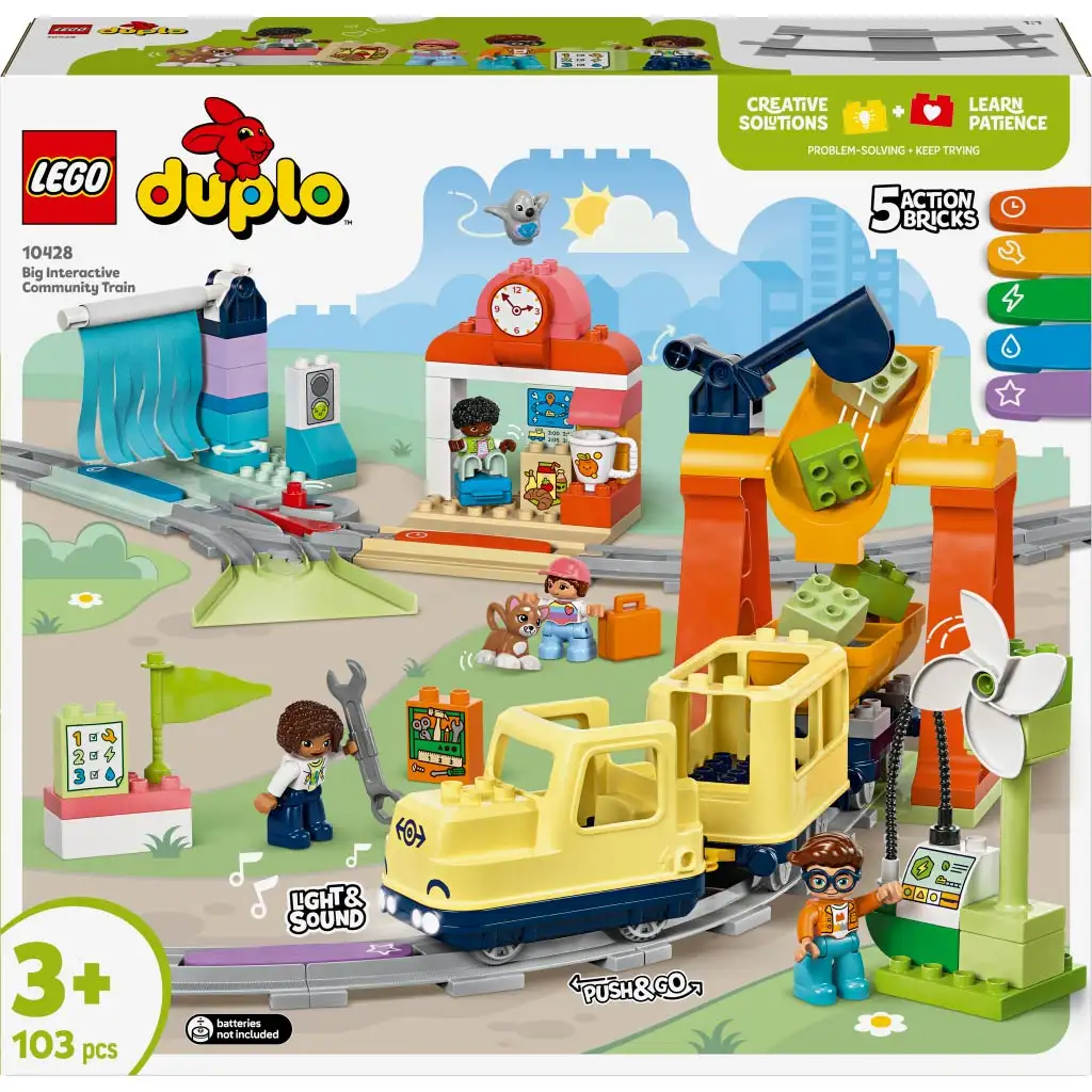 imagen de LEGO® DUPLO®: Gran tren interactivo (10428) 1