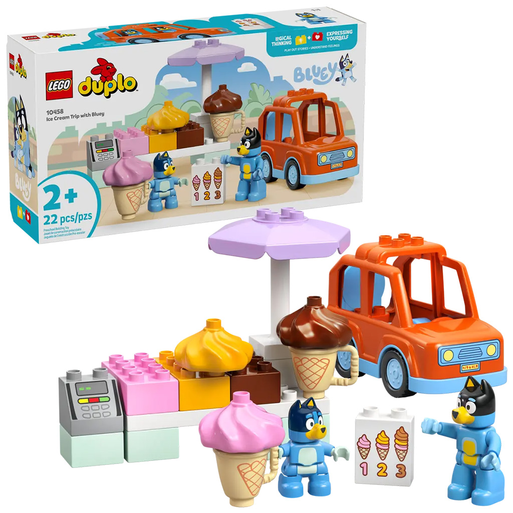 imagen de LEGO® DUPLO®: Helado con Bluey™ (10458) 1