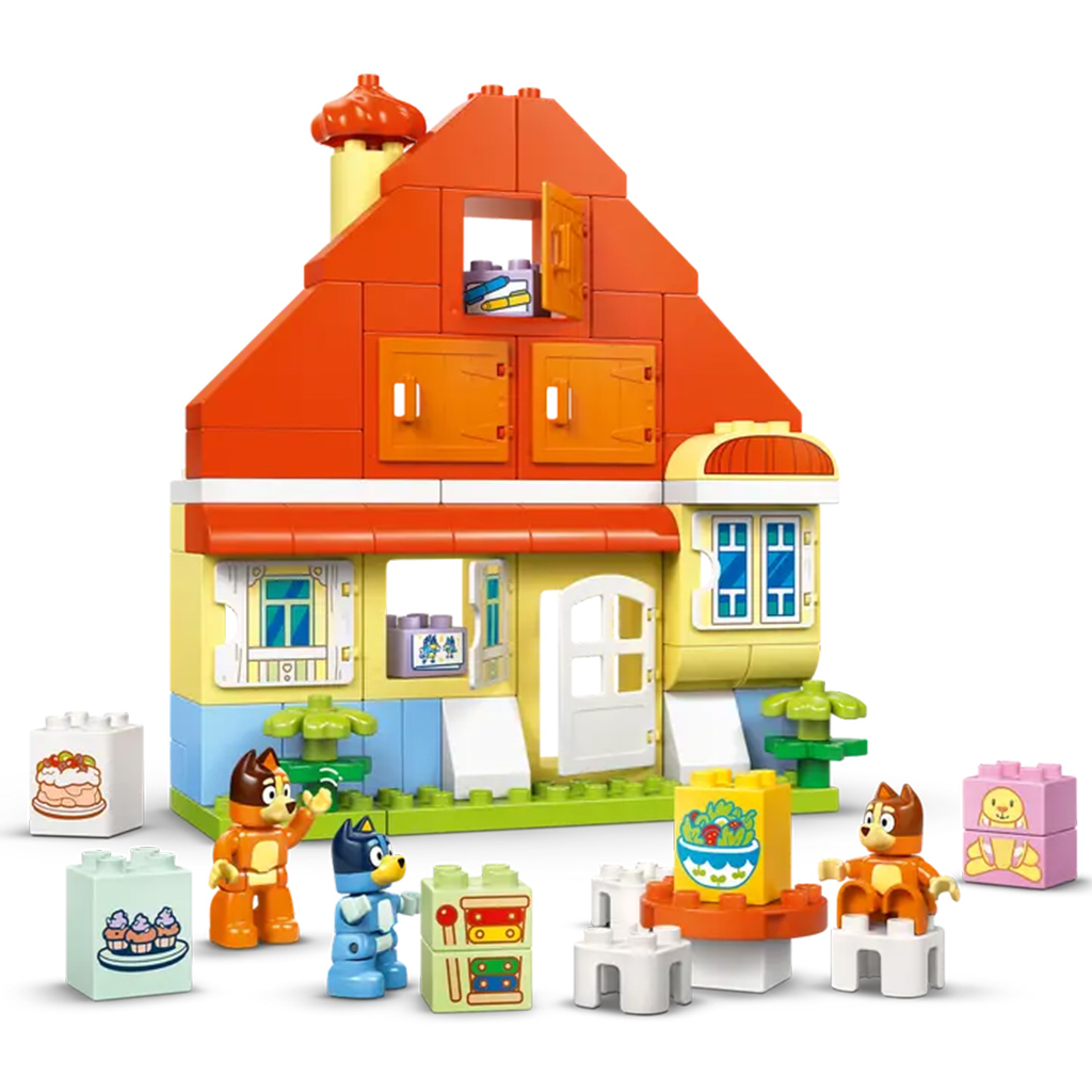 imagen de LEGO® DUPLO®: La casa familiar de Bluey™ juego de memoria (10459) 5