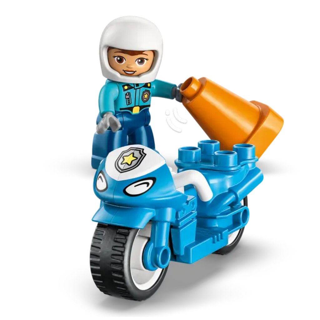 imagen de LEGO® DUPLO®: Motocicleta policial azul (10471) 3