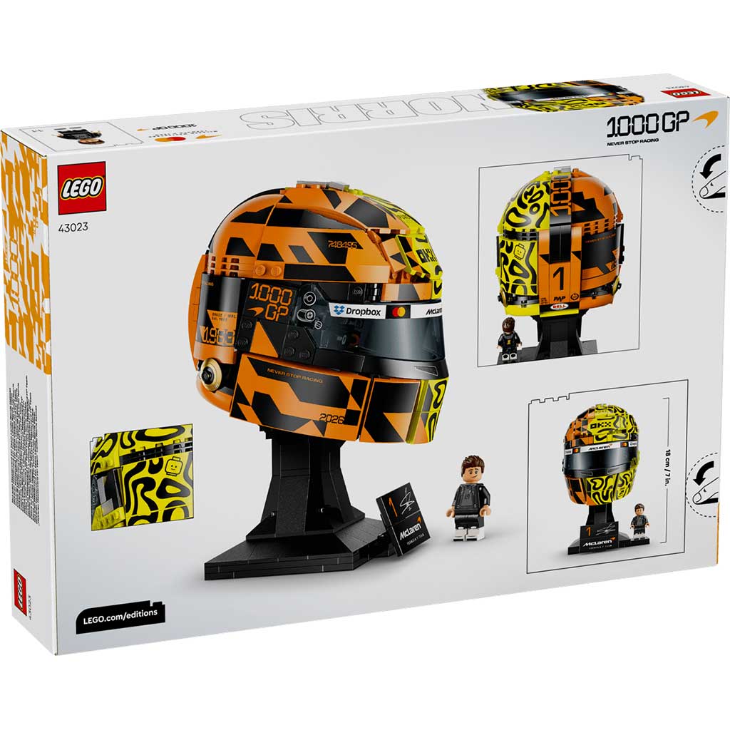imagen de LEGO® Ediciones: Casco de McLaren Mastercard F1® Team Lando Norris (43023) 7