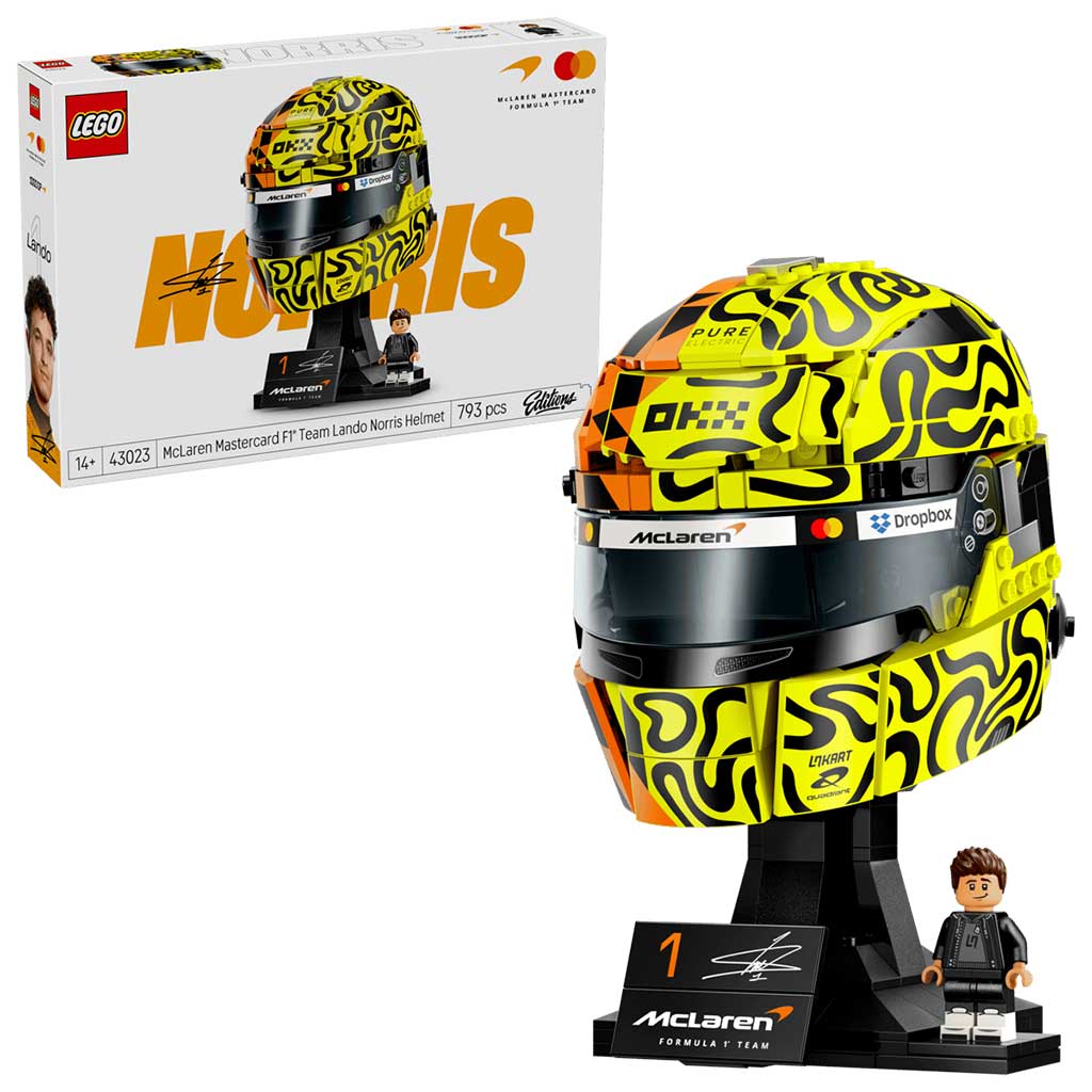 imagen de LEGO® Ediciones: Casco de McLaren Mastercard F1® Team Lando Norris (43023) 1