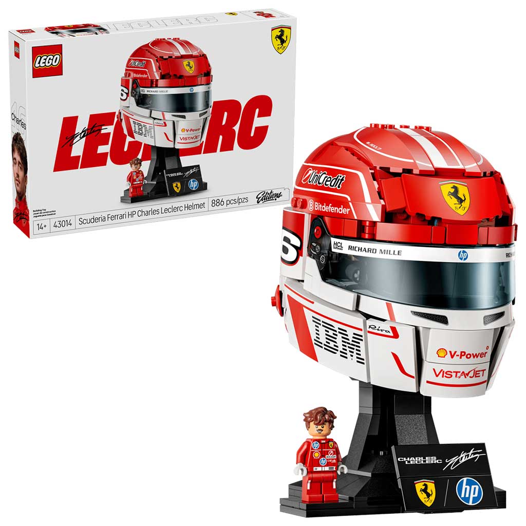 imagen de LEGO® Ediciones: Casco de Scuderia Ferrari HP Charles Leclerc (43014) 1