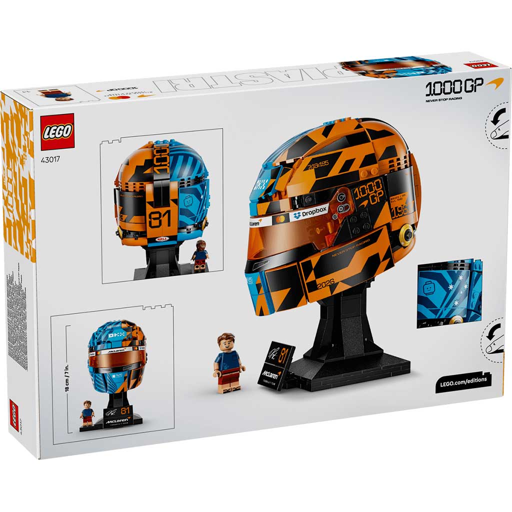 imagen de LEGO® Ediciones: casco del equipo McLaren Mastercard F1® Oscar Piastri (43017) 7