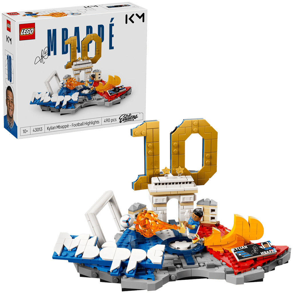 imagen de LEGO® Ediciones: Kylian Mbappé – Los mejores momentos del fútbol (43013) 1