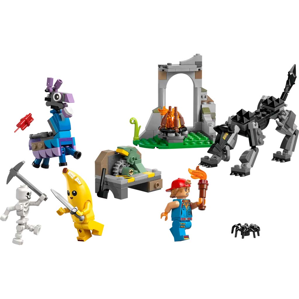 imagen de LEGO® Fortnite: Peely y Sparkplug campamento (77075) 3