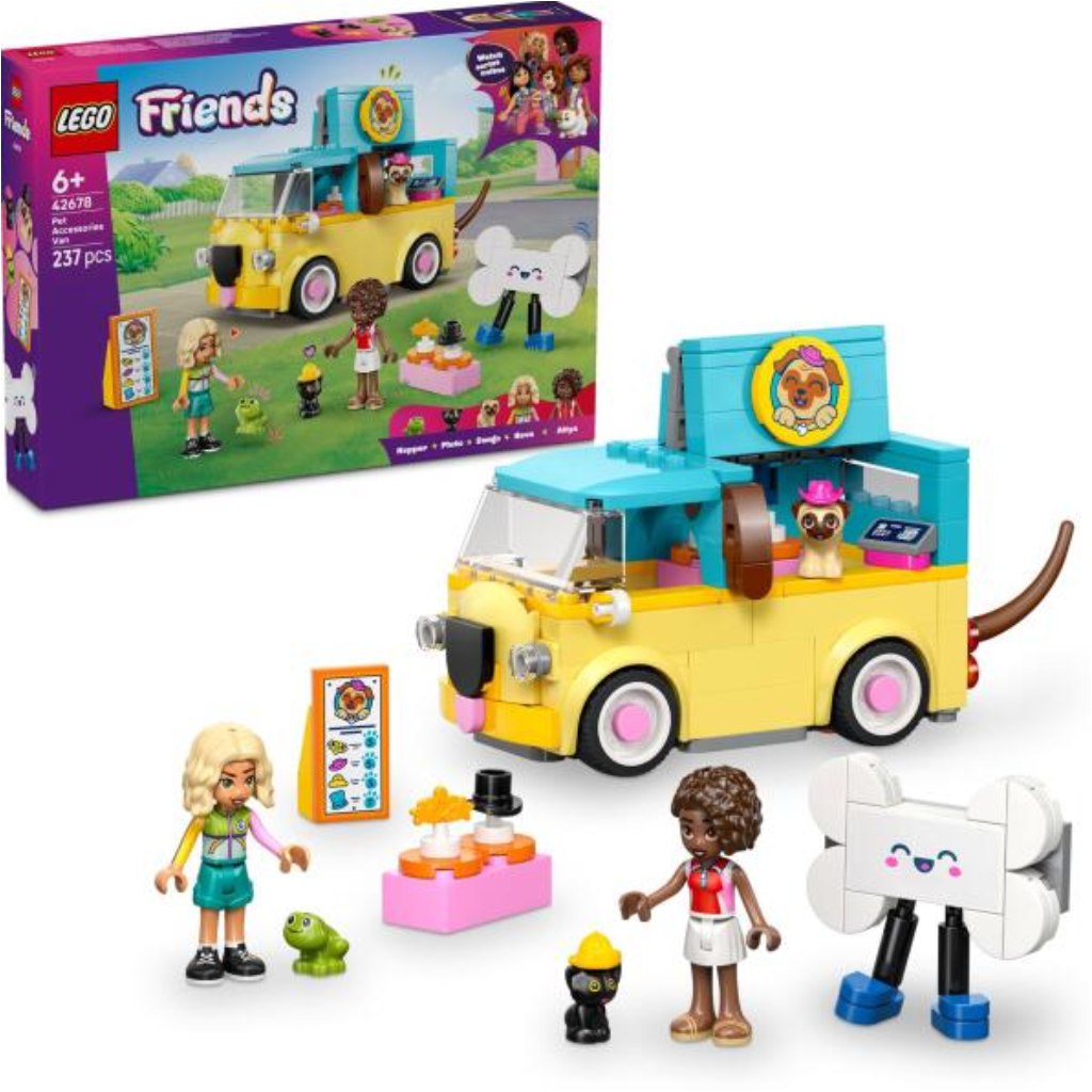 imagen de LEGO® Friends: Camión de carga con accesorios para mascotas (42678) 1
