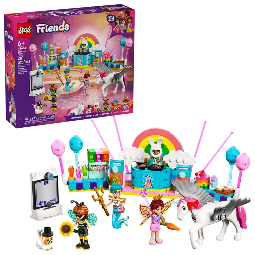 imagen de LEGO® Friends: Fiesta de disfraces con unicornio y hada (42661) 1