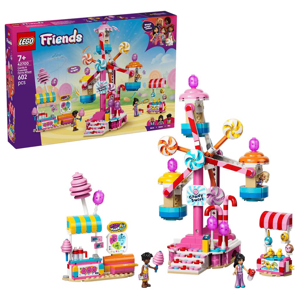 imagen de LEGO® Friends: Rueda de la fortuna gigante decorada con caramelos y muffins (42700) 1