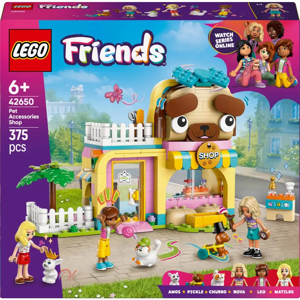 imagen de LEGO® Friends: Tienda de accesorios para mascotas (42650) 1