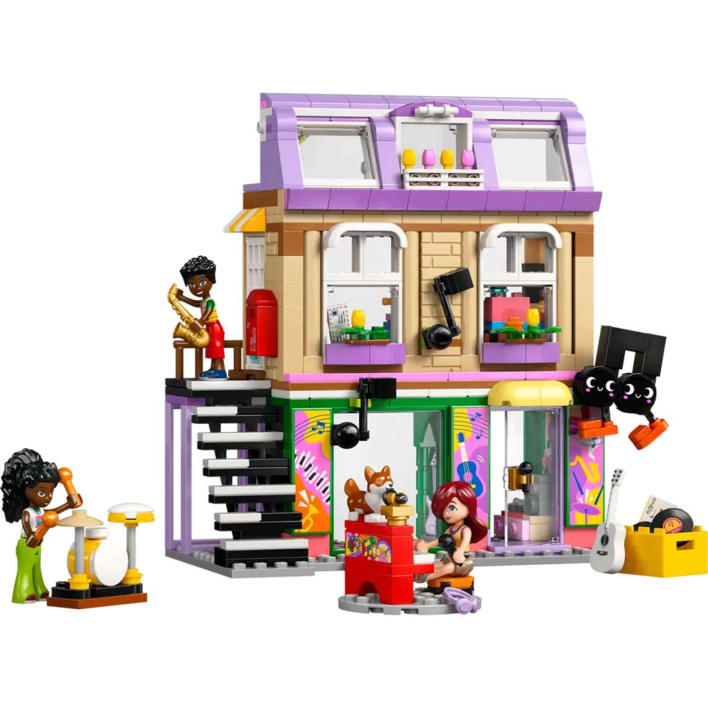 imagen de LEGO® Friends: Tienda de instrumentos y apartamento (42653) 3