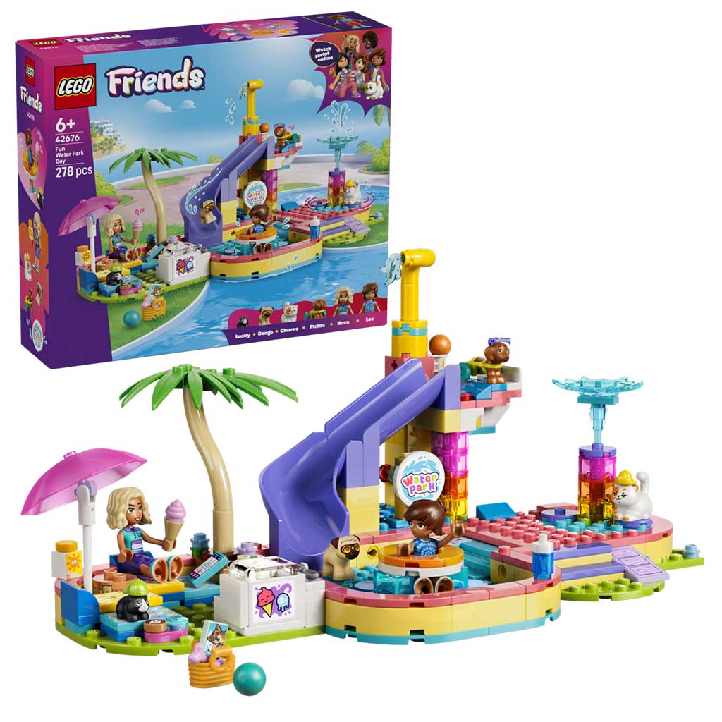 imagen de LEGO® Friends: Un día divertido en el parque acuático (42676) 1