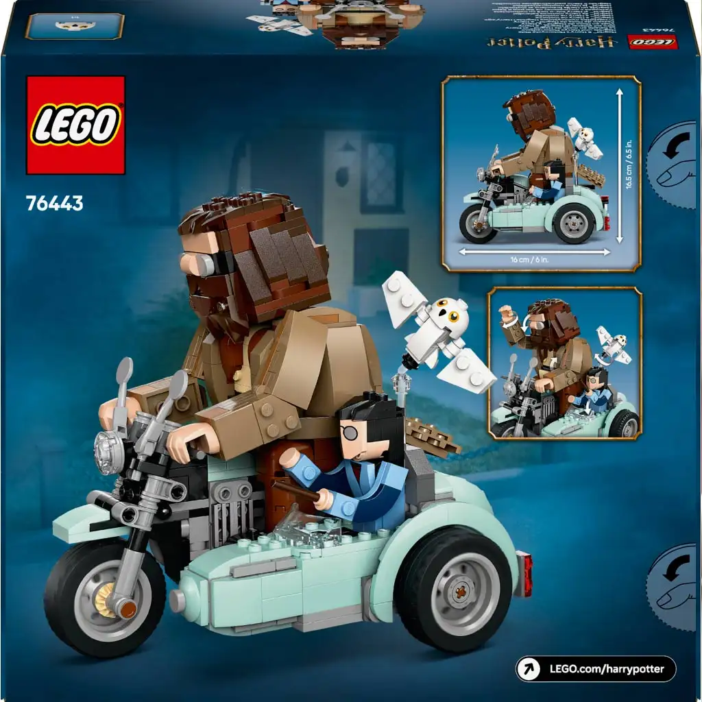 imagen de LEGO® Harry Potter: Hagrid™ y las aventuras en moto de Harry (76443) 5