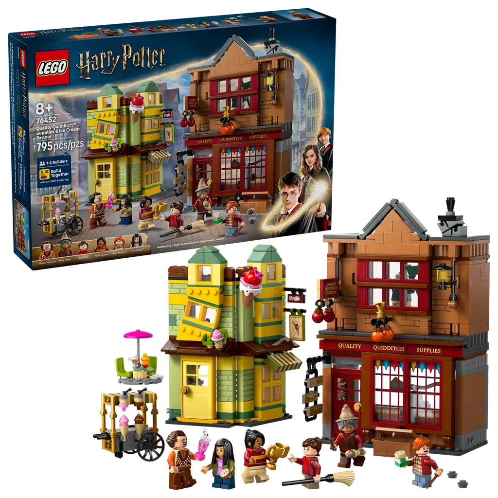 imagen de LEGO® Harry Potter: Quidditch™ desde el principio tienda de deportes y la Heladería (76452) 1