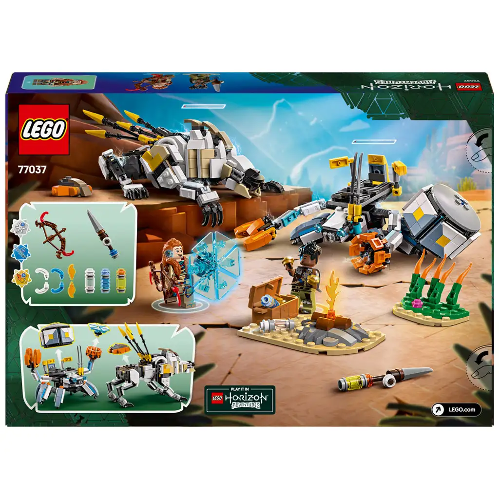 imagen de LEGO® Horizon™ Adventures: Aloy y Varl contra el cazador de armaduras y el diente de sierra (77037) 2