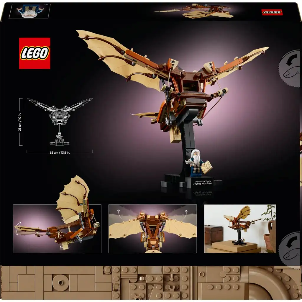 imagen de LEGO® Icons: Estructura voladora de Leonardo da Vinci (10363) 2