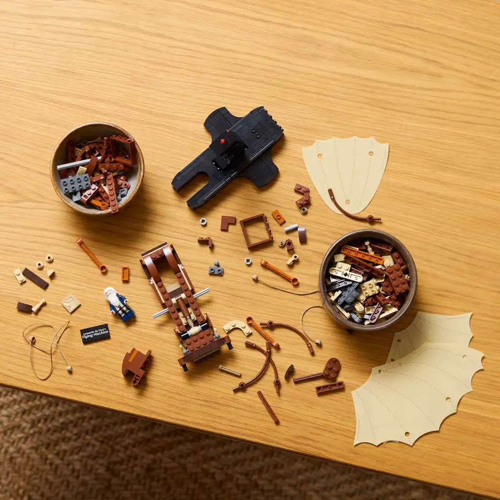 imagen de LEGO® Icons: Estructura voladora de Leonardo da Vinci (10363) 3