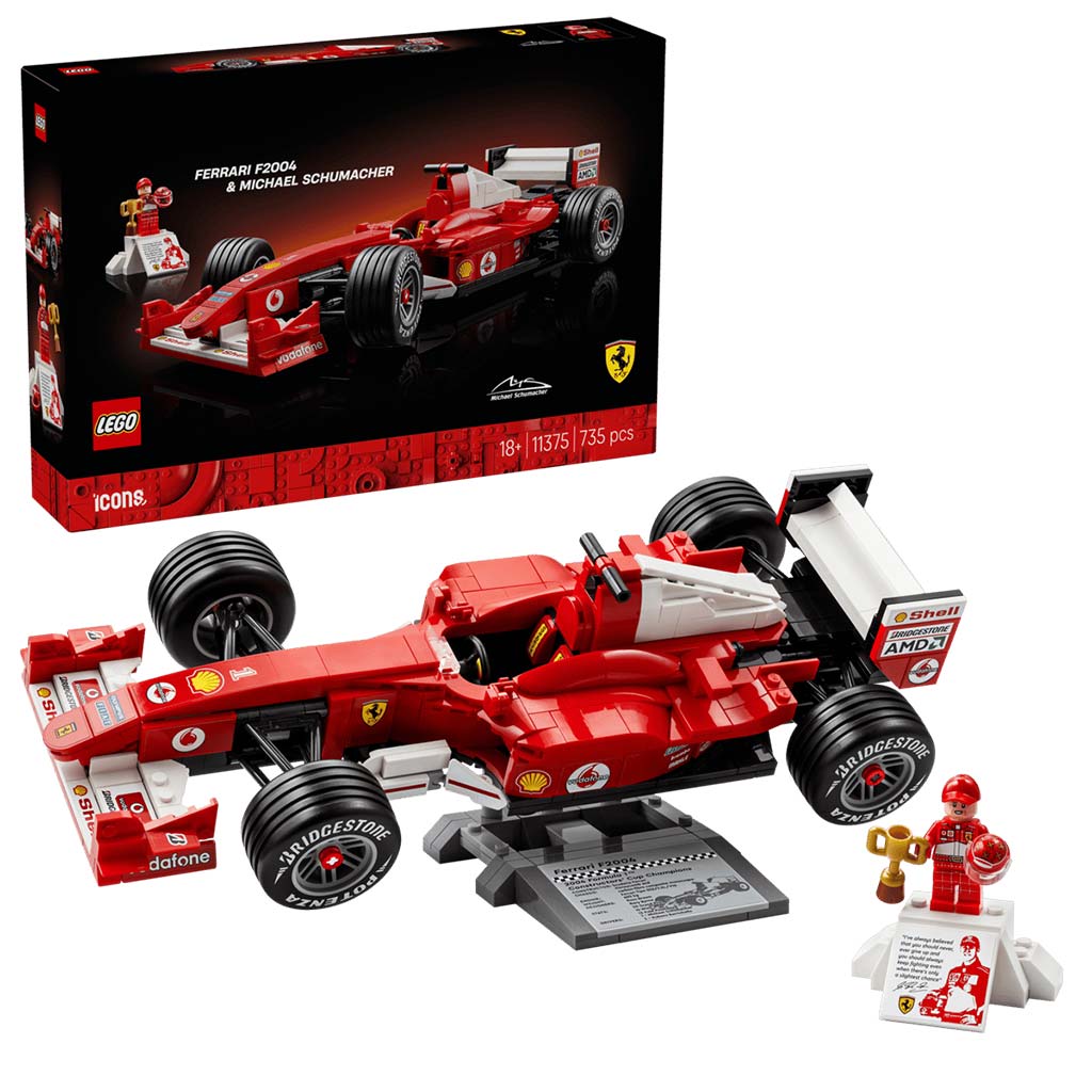 imagen de LEGO® Icons: Ferrari F2004 y Michael Schumacher (11375) 1