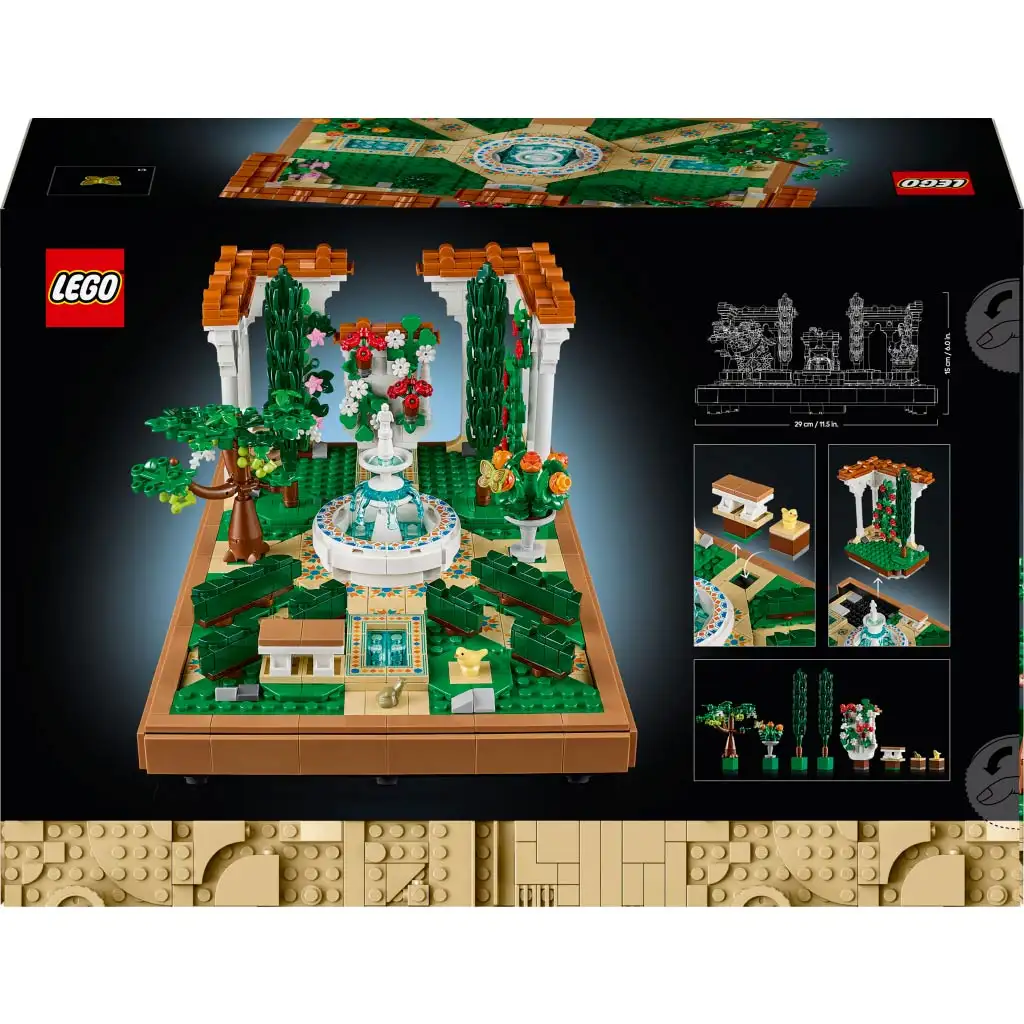 imagen de LEGO® Icons: Jardín con fuentes (10359) 2
