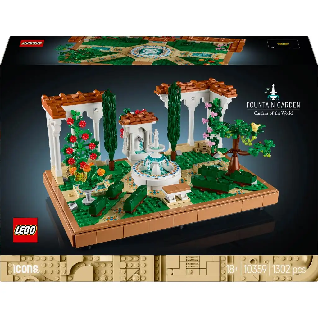 imagen de LEGO® Icons: Jardín con fuentes (10359) 1