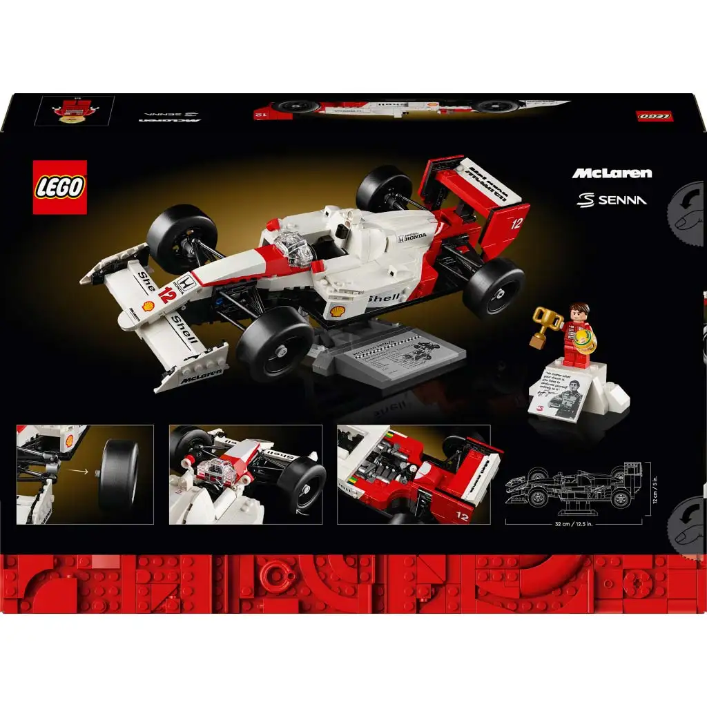imagen de LEGO® Icons: McLaren MP4/4 y Ayrton Senna (10330) 2