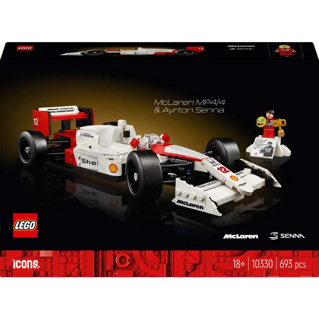 imagen de LEGO® Icons: McLaren MP4/4 y Ayrton Senna (10330) 1