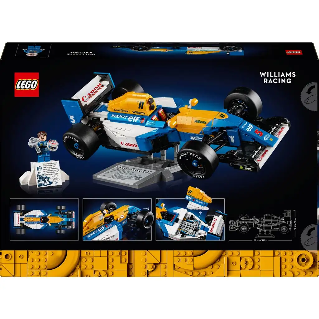 imagen de LEGO® Icons: Williams Racing FW14B y Nigel Mansell (10353) 2