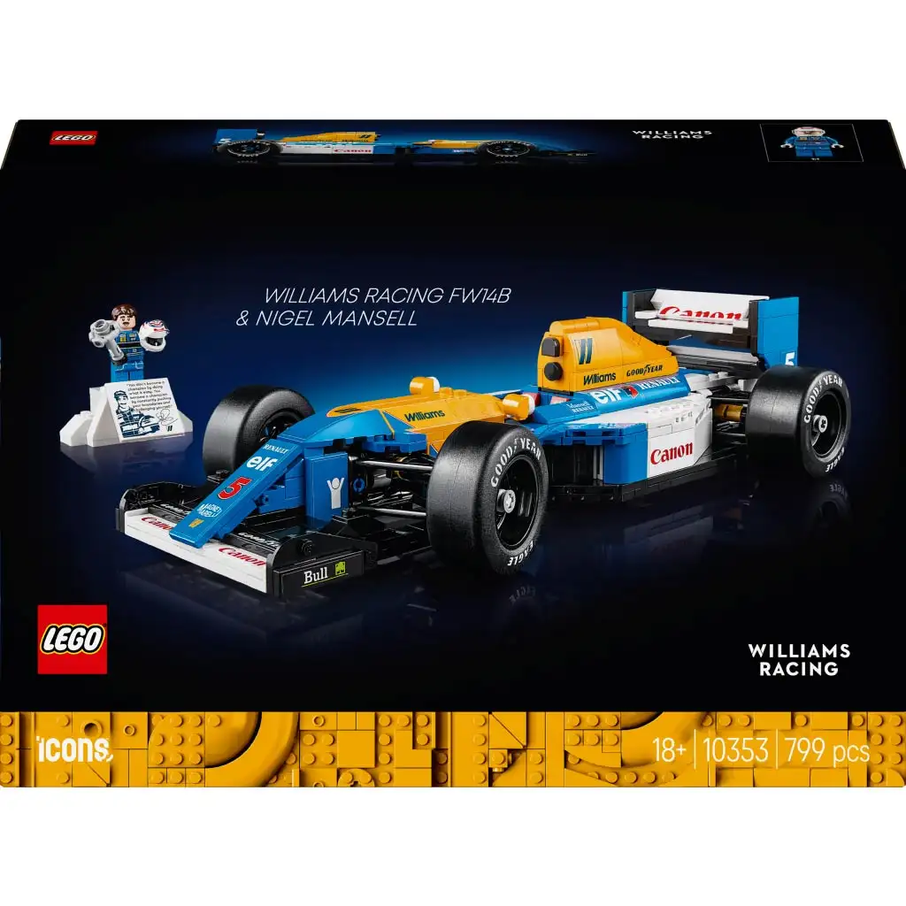 imagen de LEGO® Icons: Williams Racing FW14B y Nigel Mansell (10353) 1