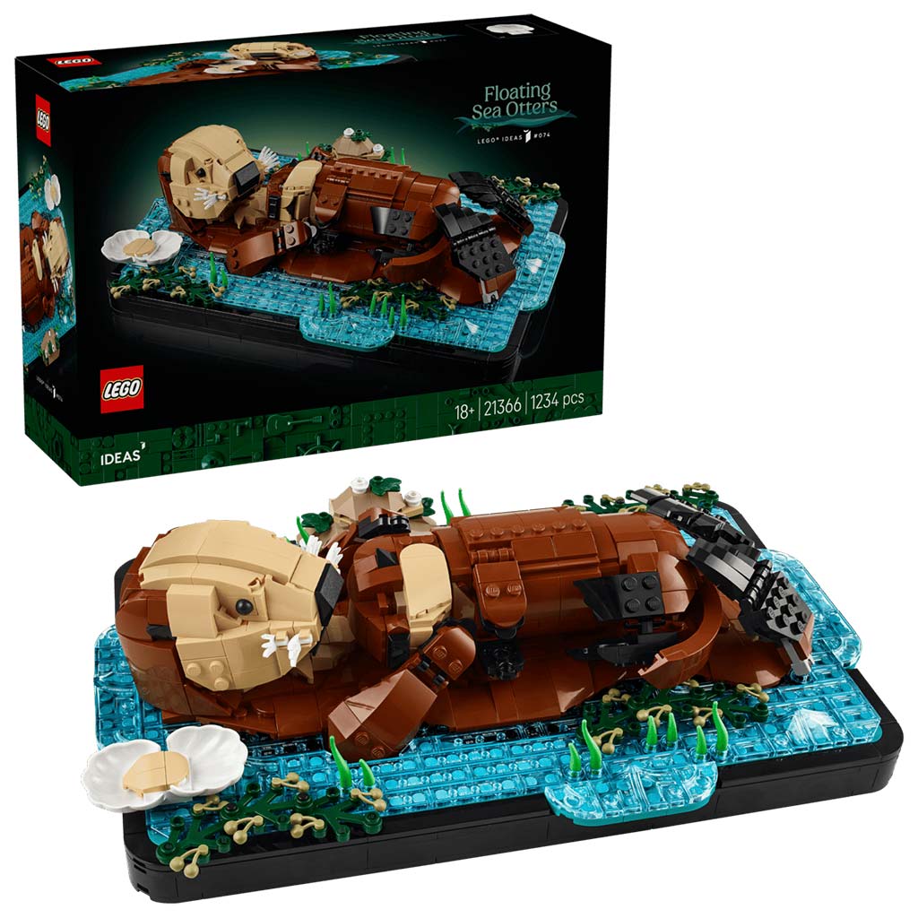 imagen de LEGO® Ideas: Nutrias nadadoras (21366) 1