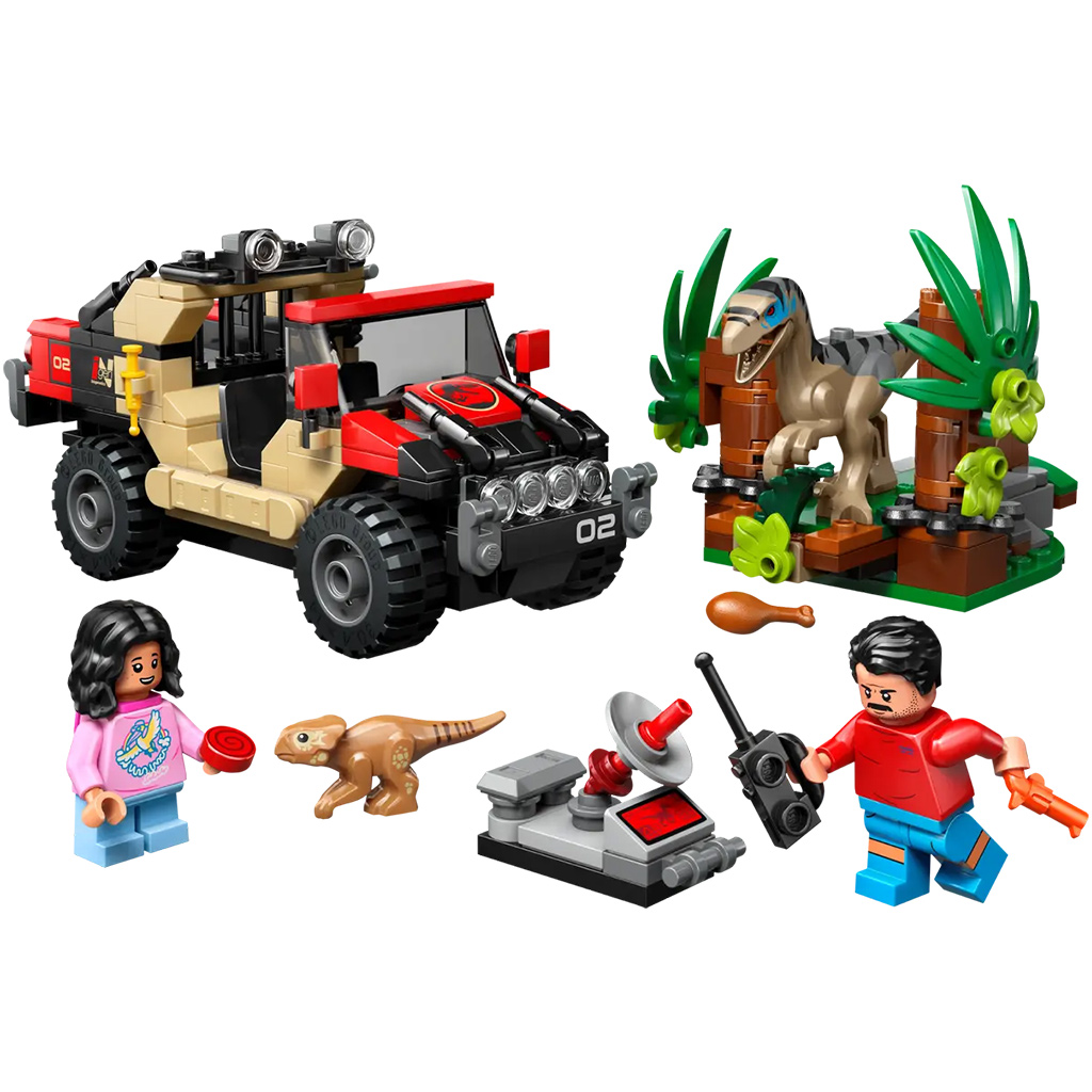 imagen de LEGO® Jurassic World: Escape en todoterreno del raptor (76972) 2