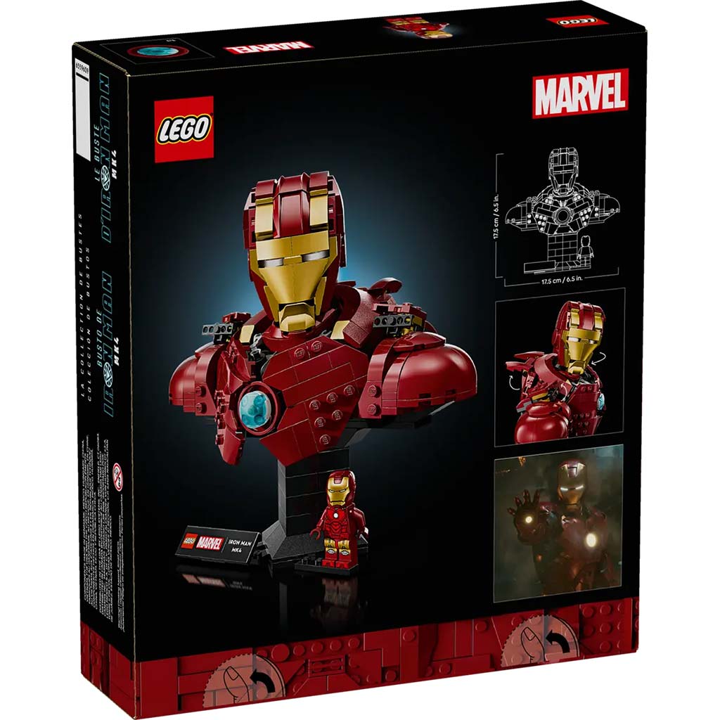 imagen de LEGO® Marvel: Bustode Iron Man MK4 (76327) 2