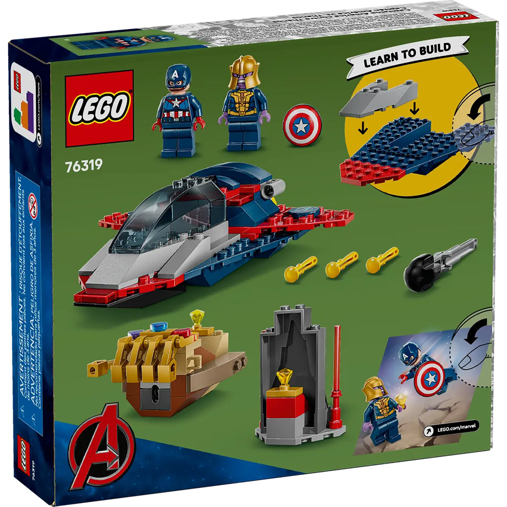 imagen de LEGO® Marvel: Capitán América vs. Thanos (76319) 6