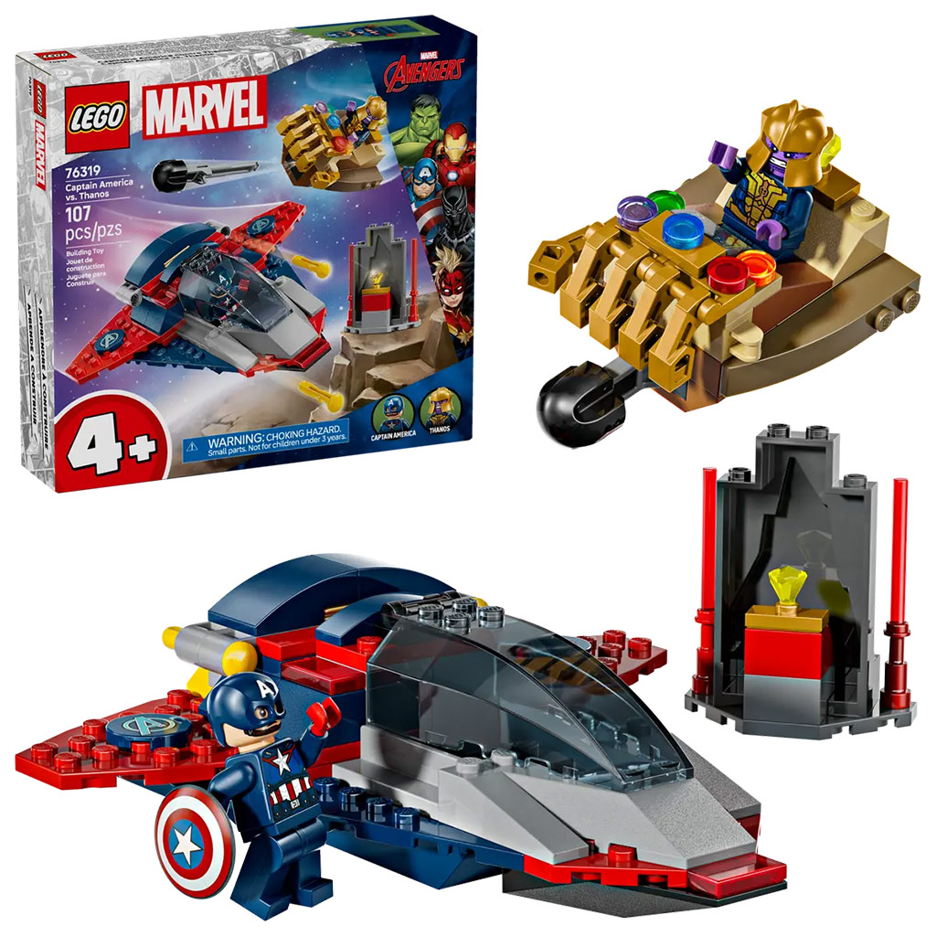 imagen de LEGO® Marvel: Capitán América vs. Thanos (76319) 1