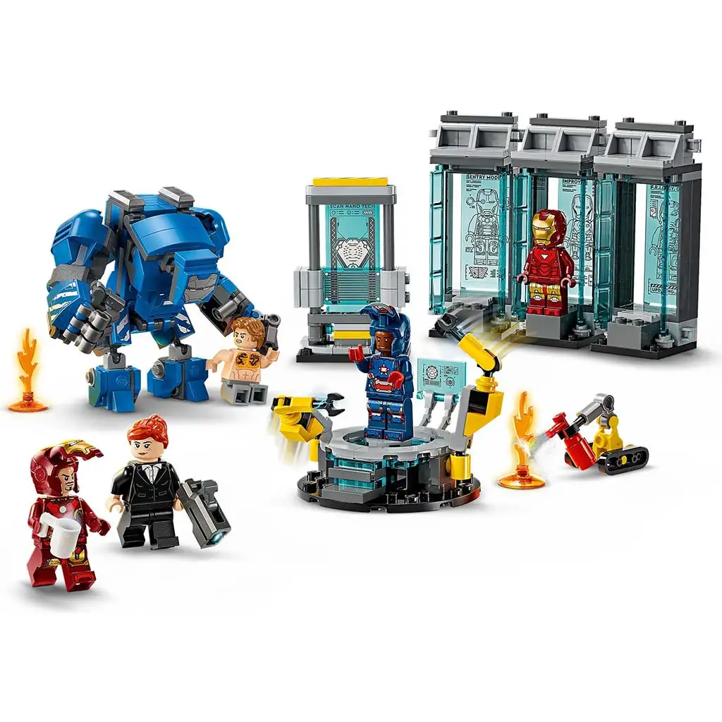 imagen de LEGO® Marvel: El laboratorio de Iron Man: Sala de armaduras (76315) 3