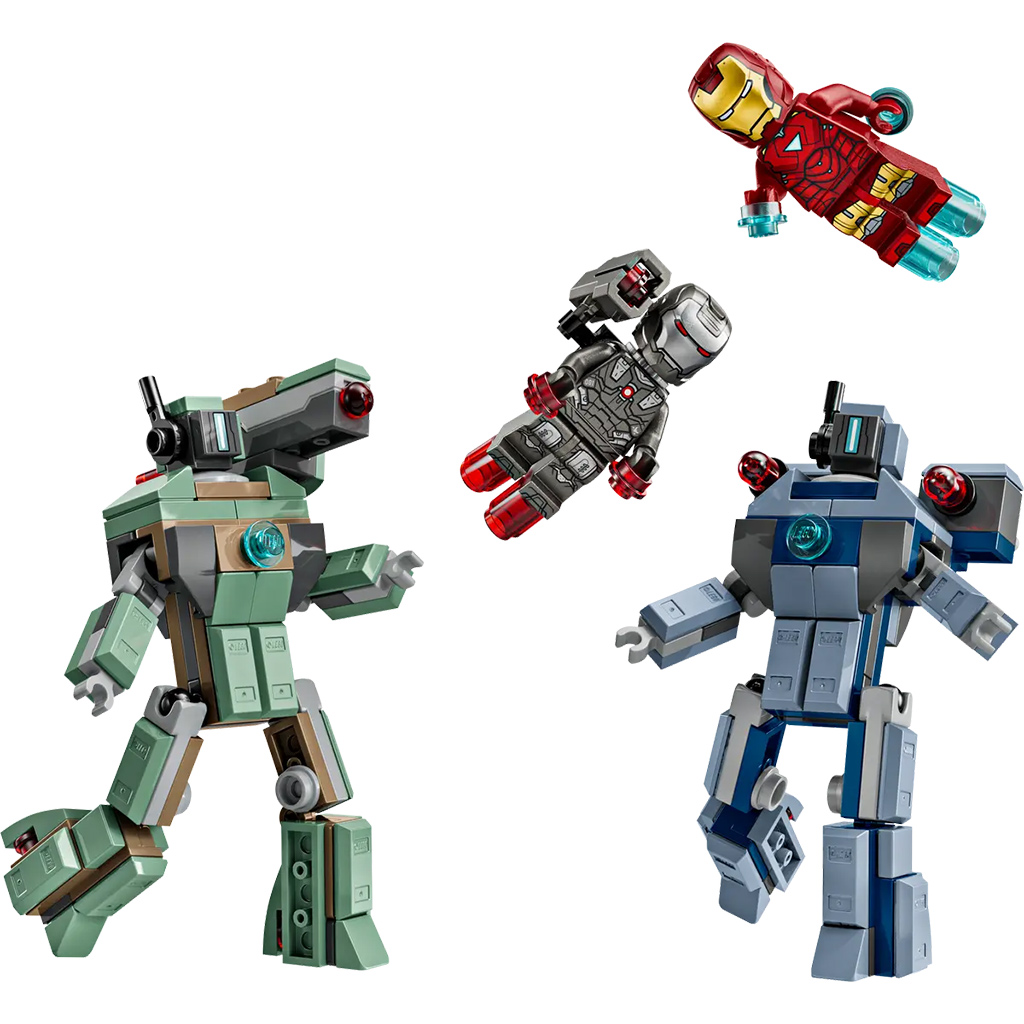 imagen de LEGO® Marvel: Iron Man y War Machine vs. Hammer Drones (76320) 2