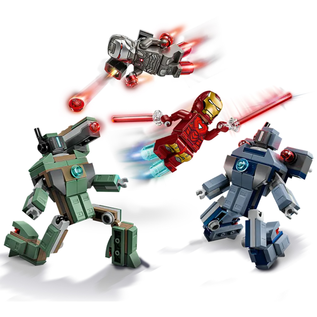 imagen de LEGO® Marvel: Iron Man y War Machine vs. Hammer Drones (76320) 3