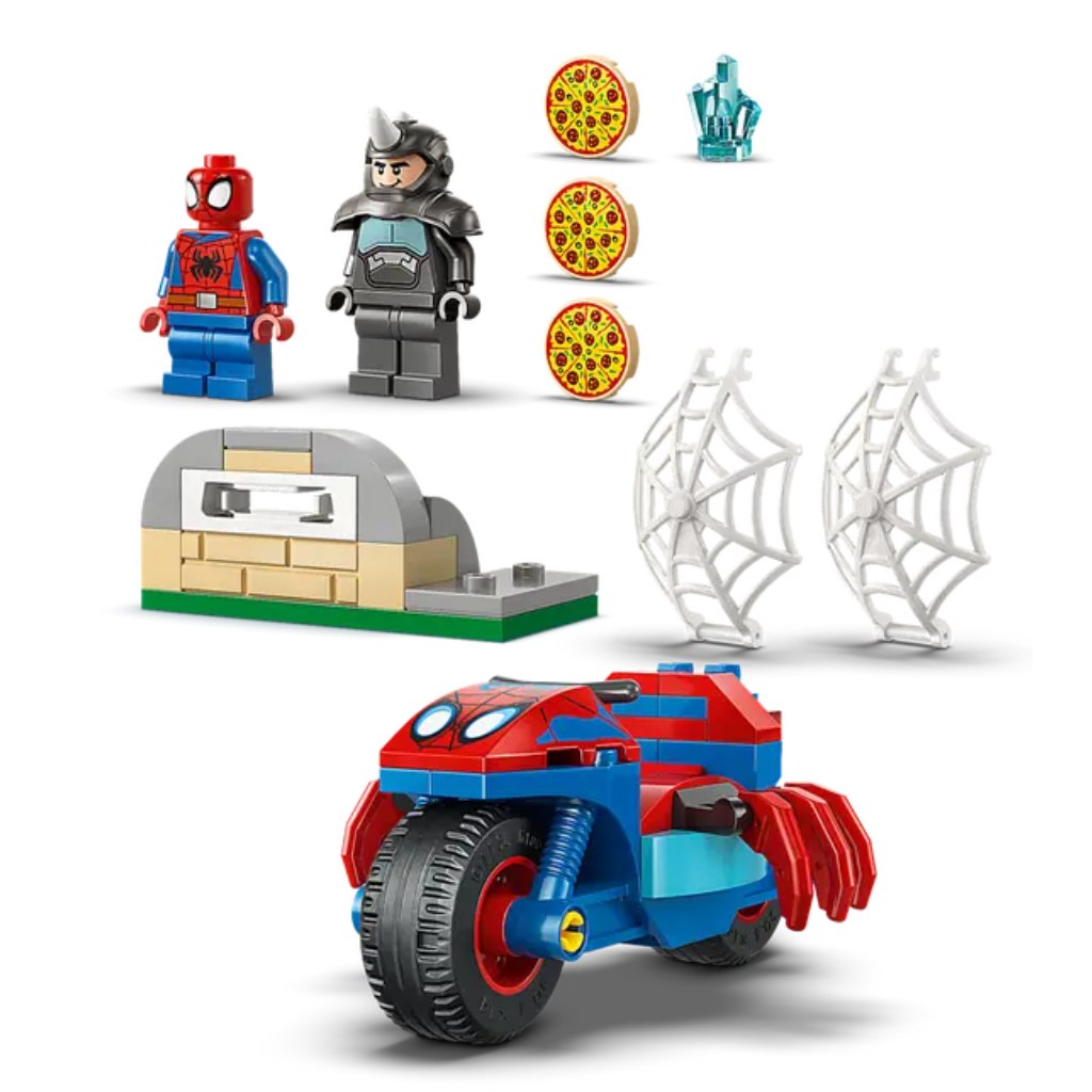 imagen de LEGO® Marvel: Motocicleta Spider-Man vs. Rhino (11206) 3