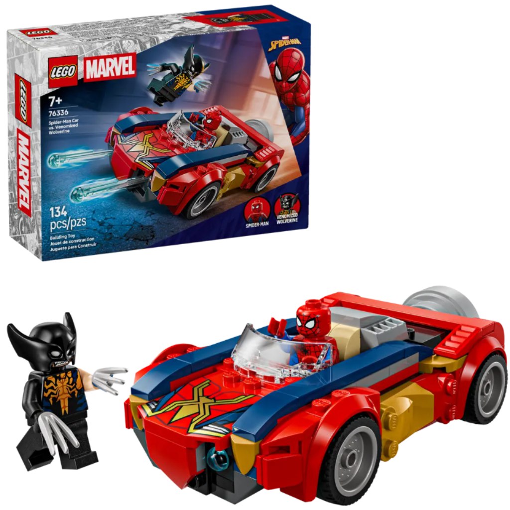 imagen de LEGO® Marvel: Spider-Man contra el Lobezno venomizado (76336) 1