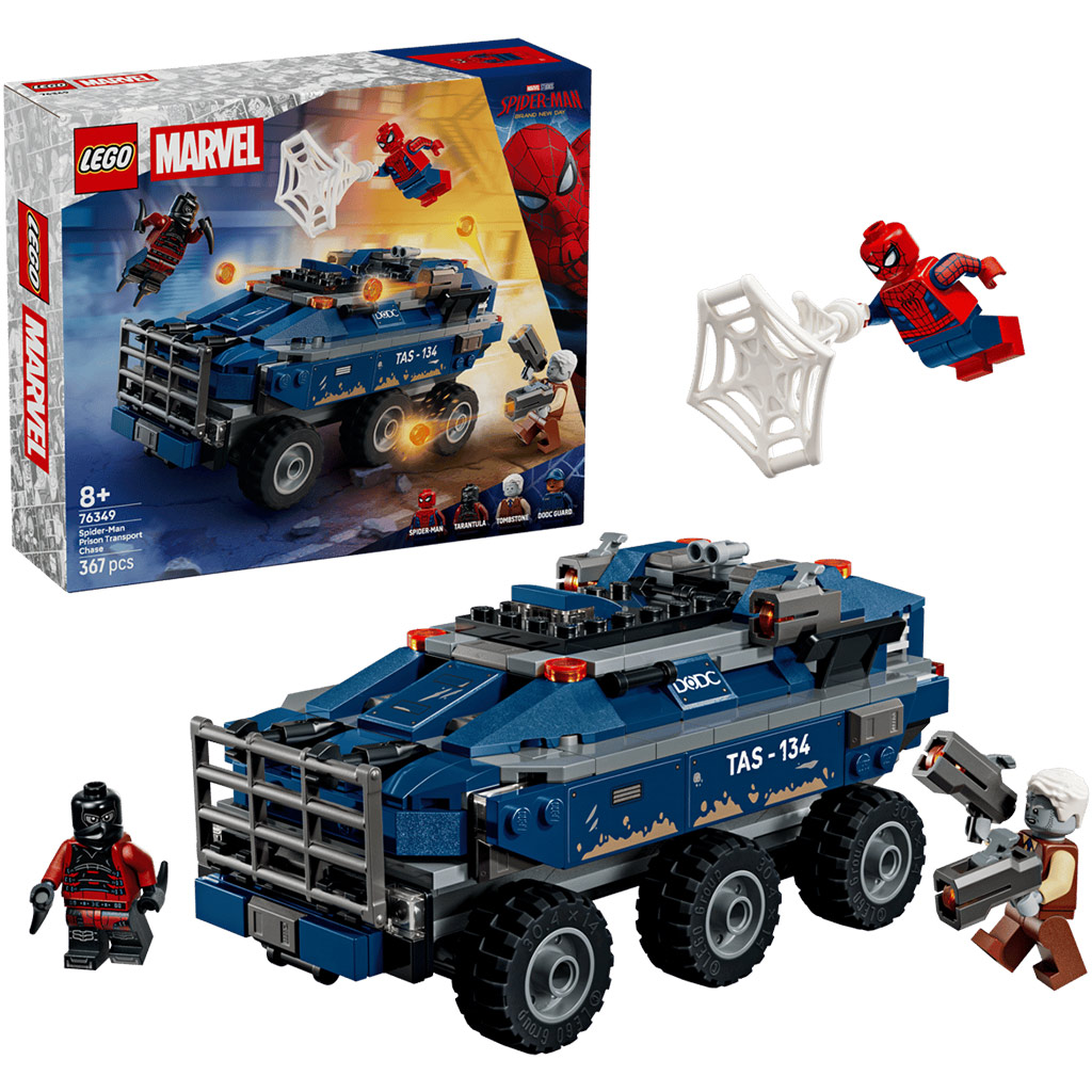 imagen de LEGO® Marvel: Spider-Man: la persecución del transportador (76349) 1