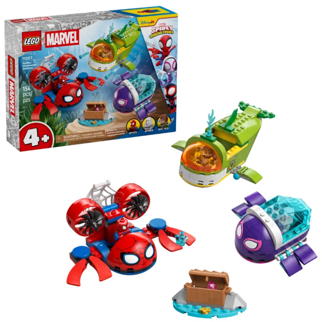 imagen de LEGO® Marvel: Spider-Man: vehículos acuáticos (11207) 1
