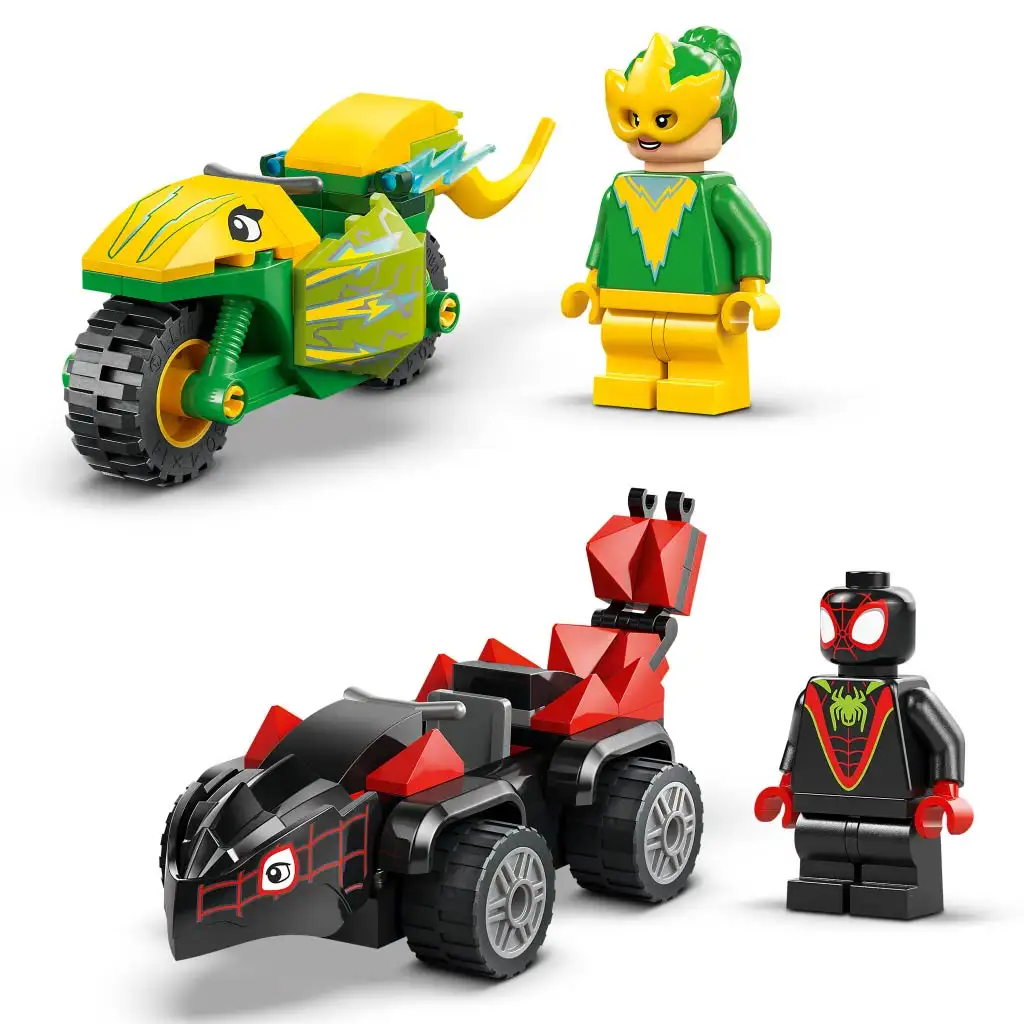 imagen de LEGO® Marvel: Spin y Electro - Persecución en el vehículo dinosaurio (11198) 5