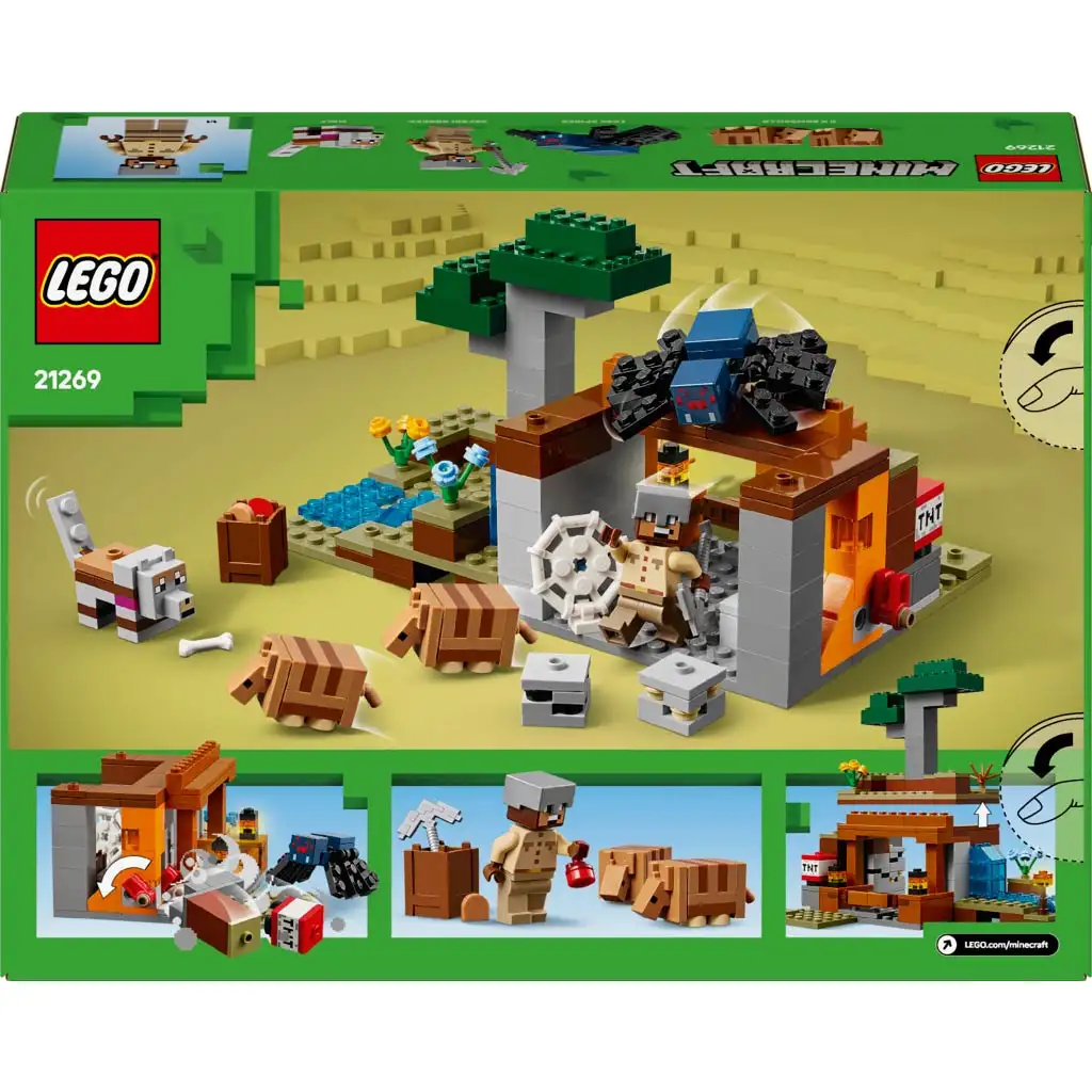 imagen de LEGO® Minecraft: Expedición de tatu en la mina (21269) 2