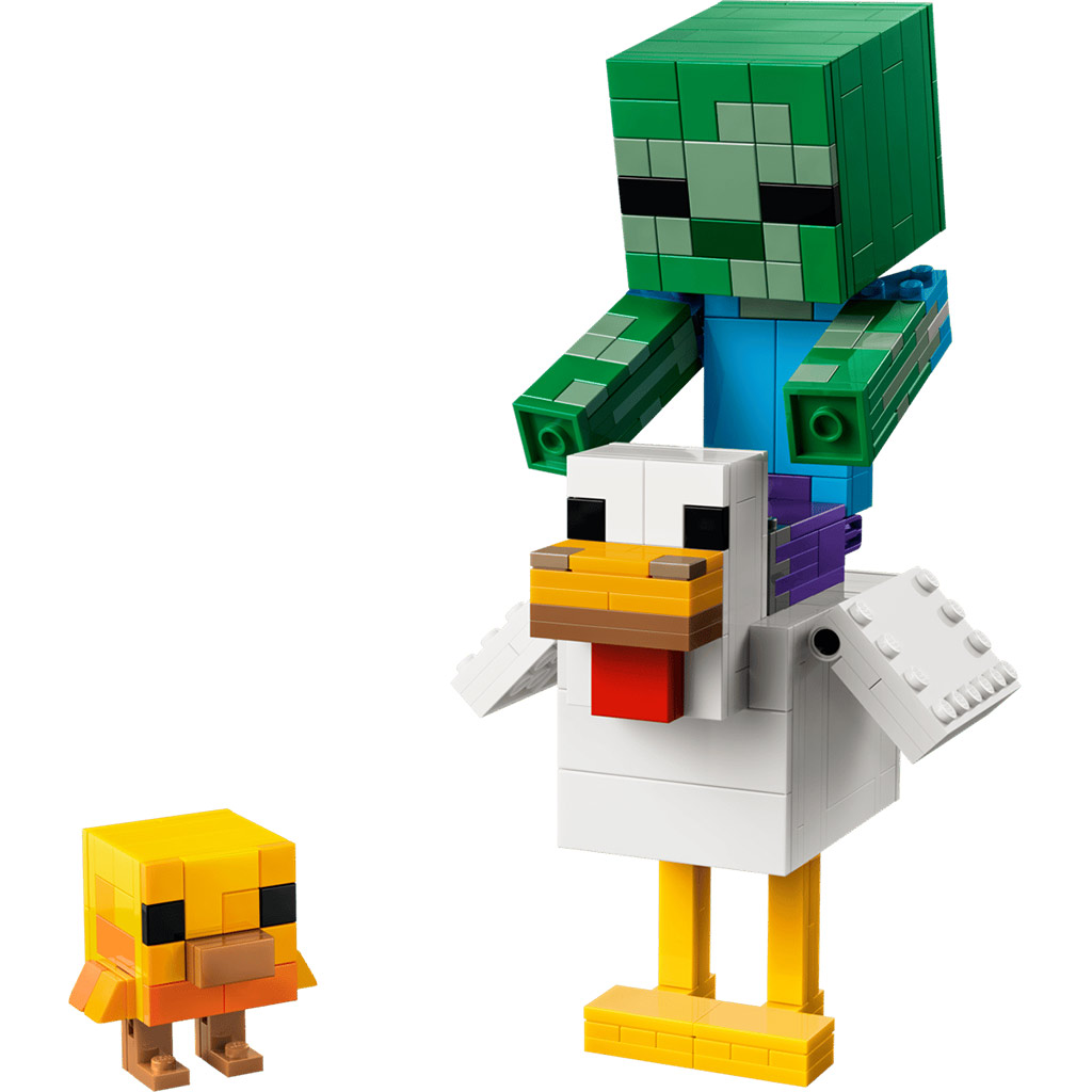 imagen de LEGO® Minecraft: Jinete de pollo (21582) 2
