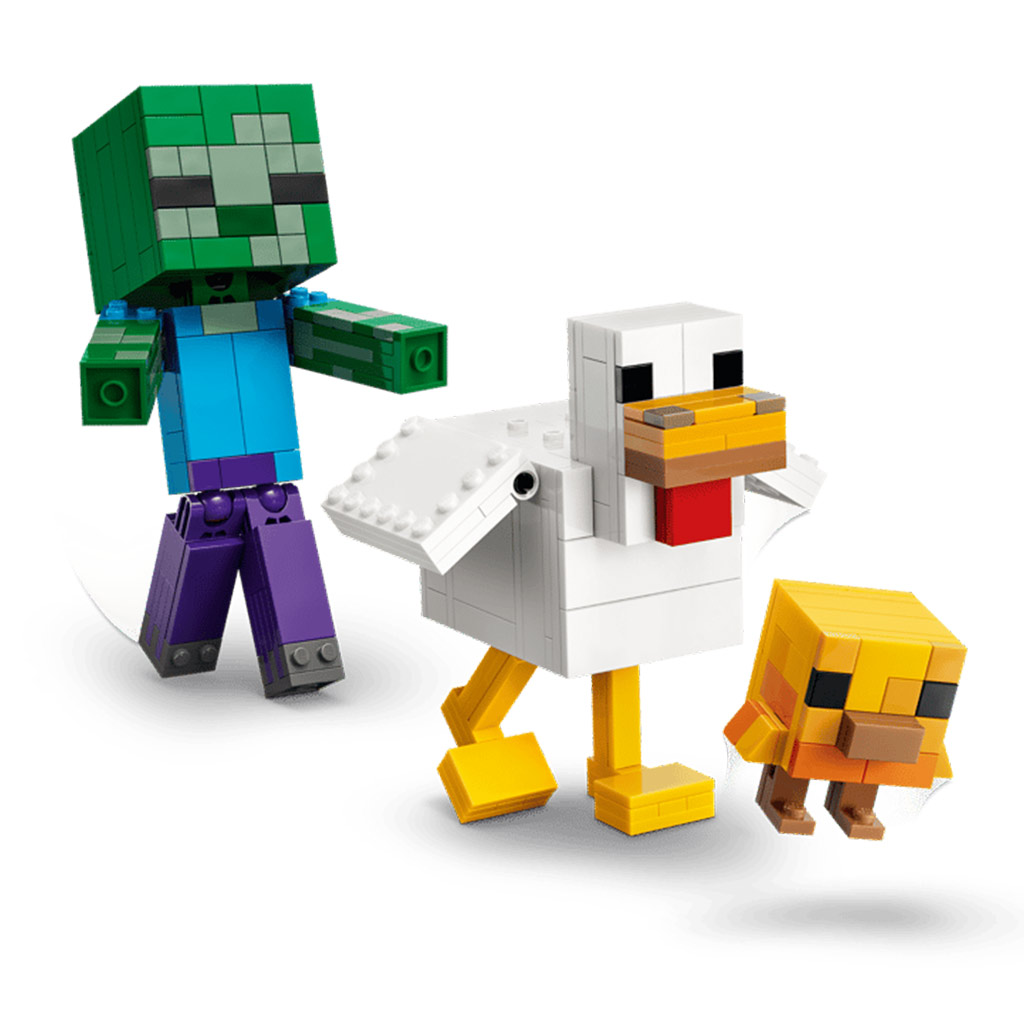 imagen de LEGO® Minecraft: Jinete de pollo (21582) 4