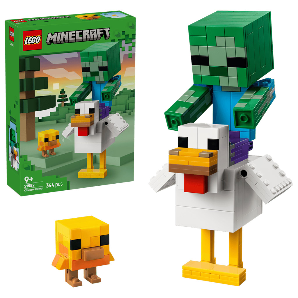 imagen de LEGO® Minecraft: Jinete de pollo (21582) 1